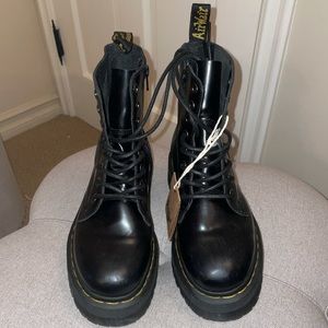JADON SMOOTH LEATHER PLATFORM BOOTS